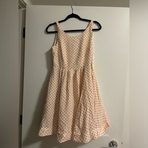 Retro polka dot moulinette sœurs dress